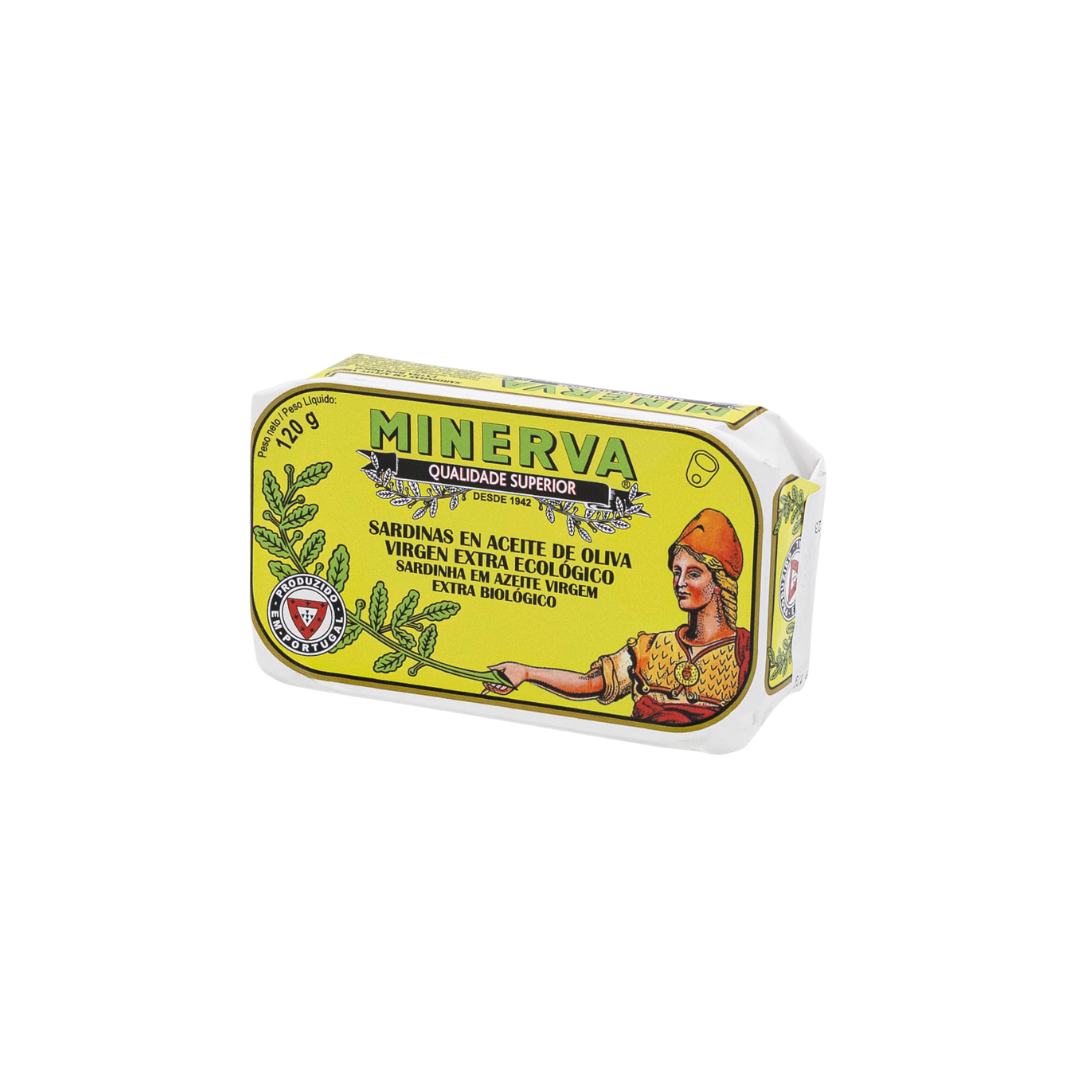 Sardine în ulei de măsline extravirgin ecologic Minerva