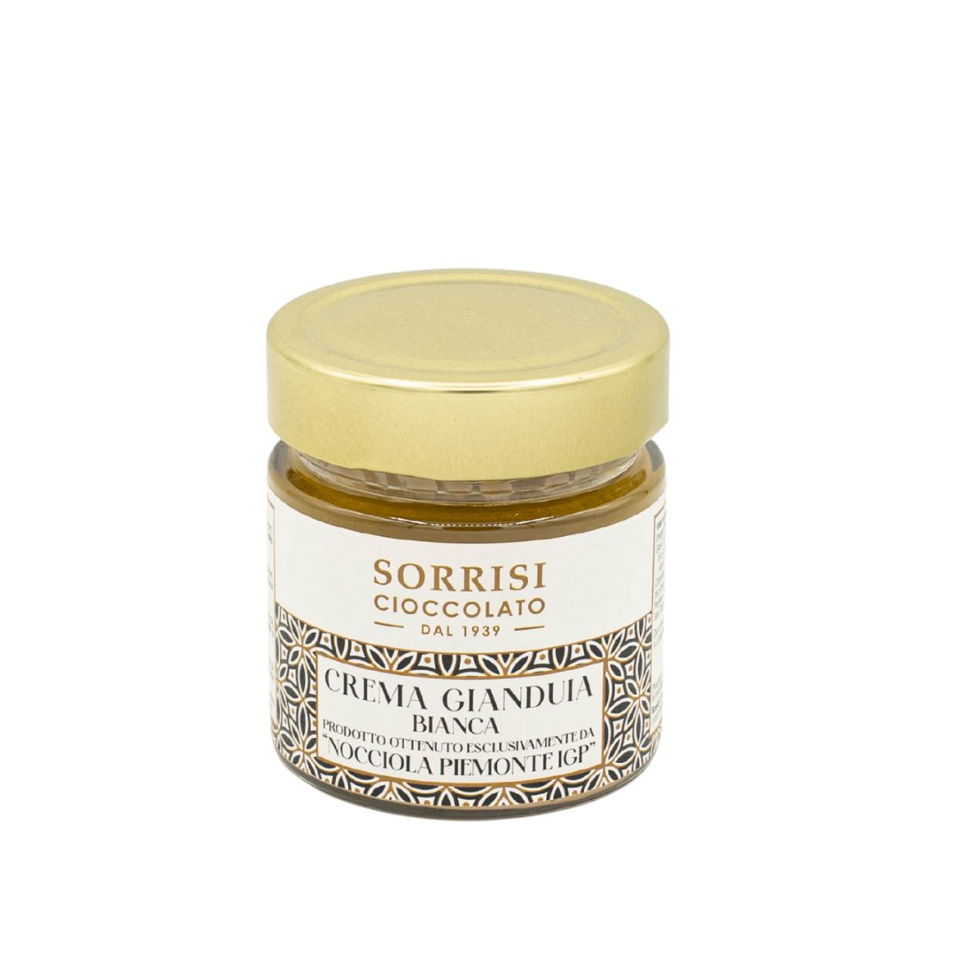 Cremă de Ciocolată Alba și Alune - Bianca Nocciola Piemonte IGP Boella & Sorrisi 200 g