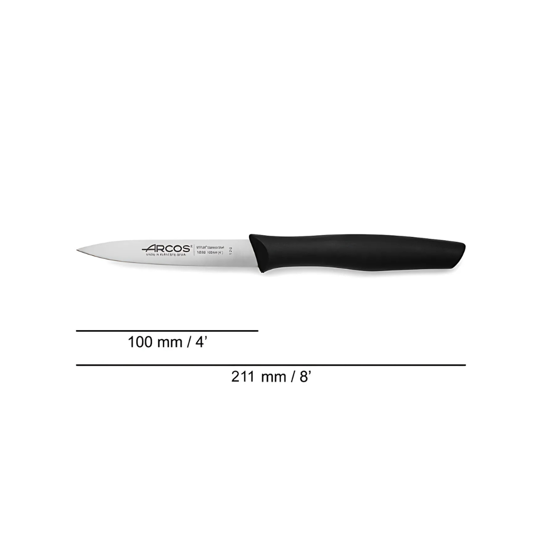 Cuțit de Curățat Arcos Nova Series Black, 100 mm