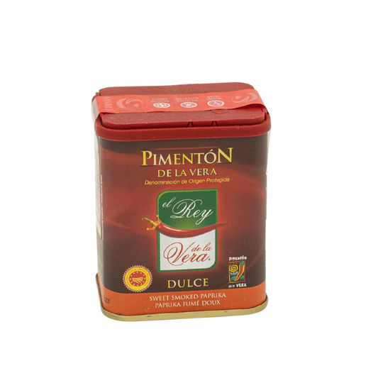 Boia dulce afumată artizanal din Spania Pimentón de la Vera Dulce El Rey 70 g