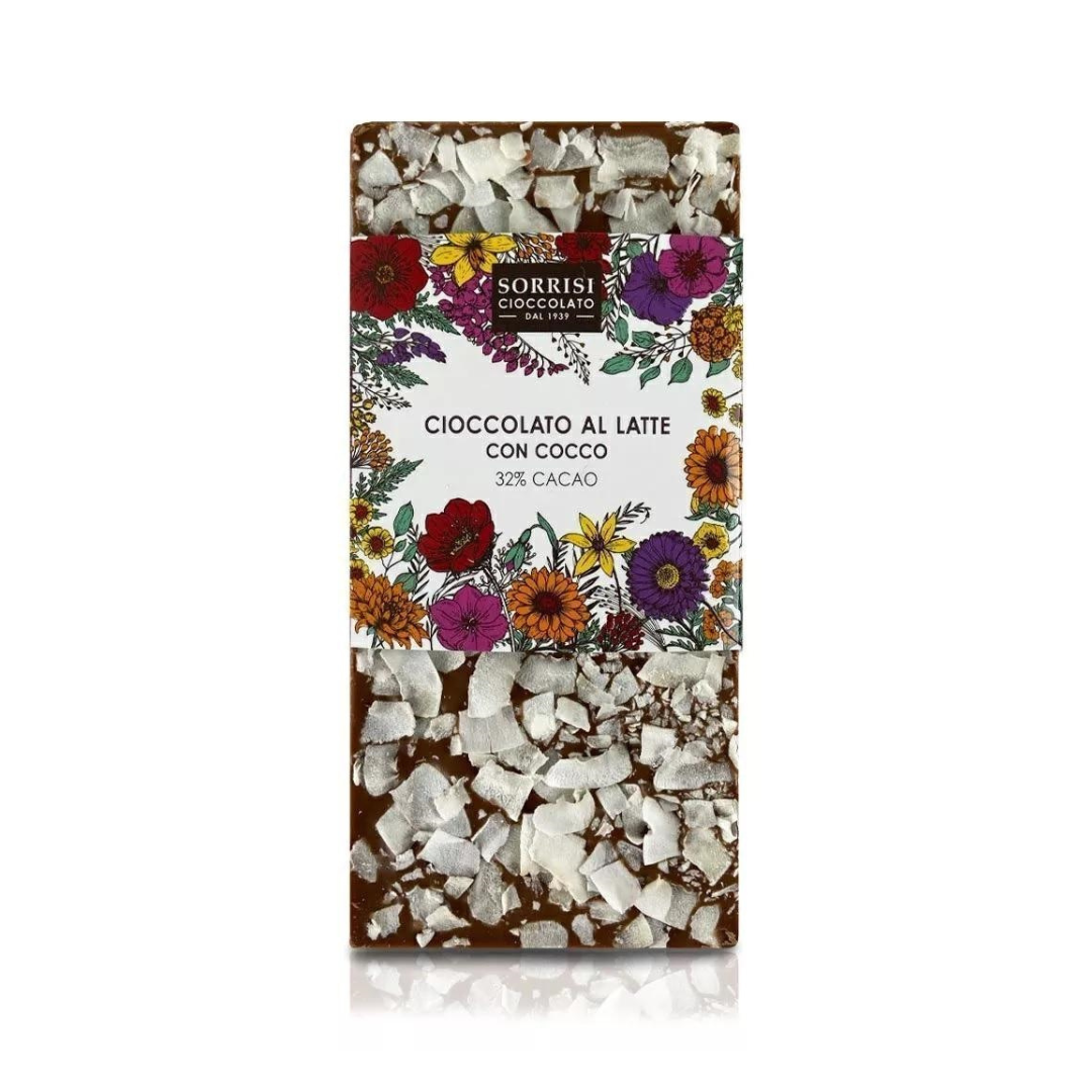 Ciocolată Boella & Sorrisi cu lapte și cocos – 80g