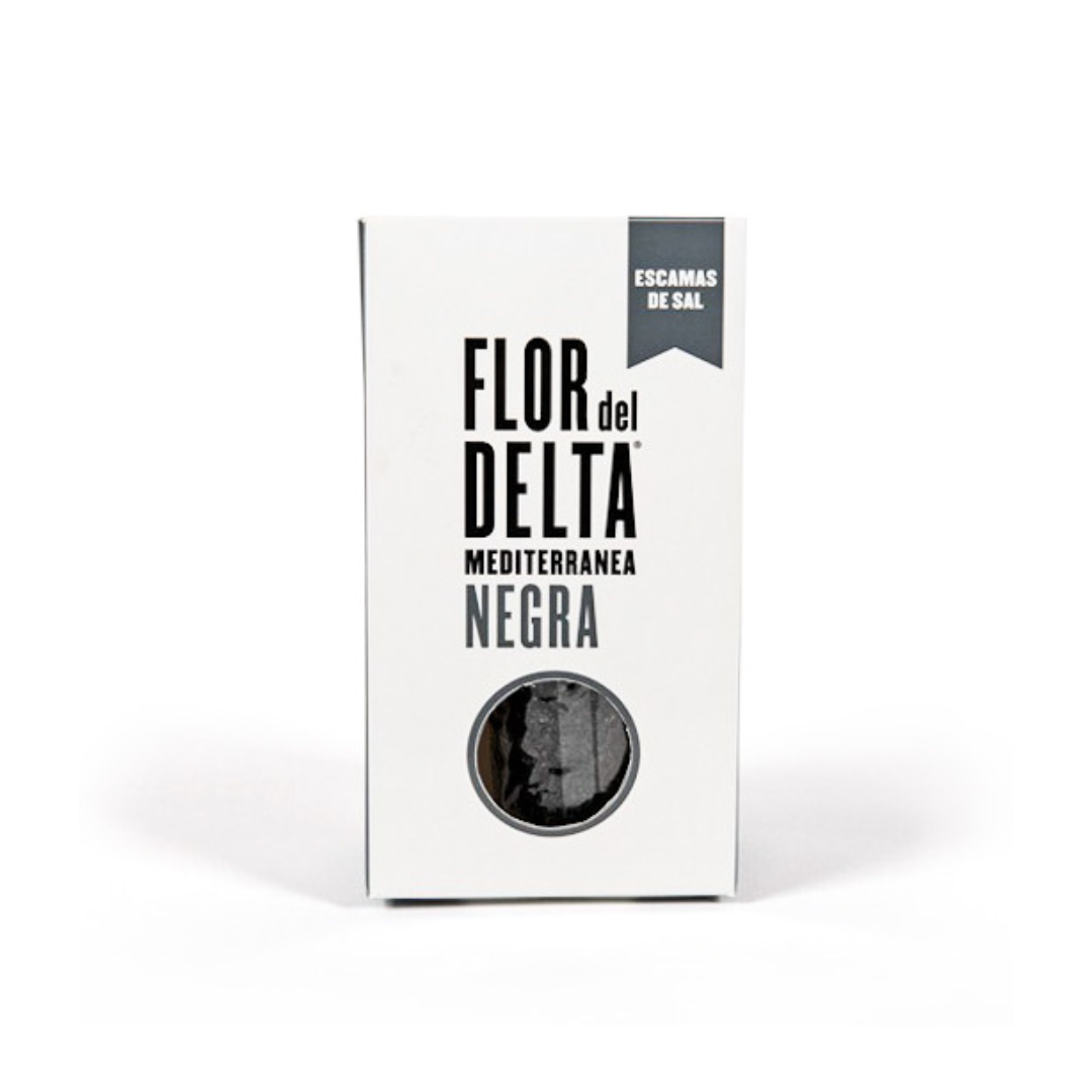 Fulgi de Sare Marină Neagră Flor del Delta Escamas de Sal Negra 125g