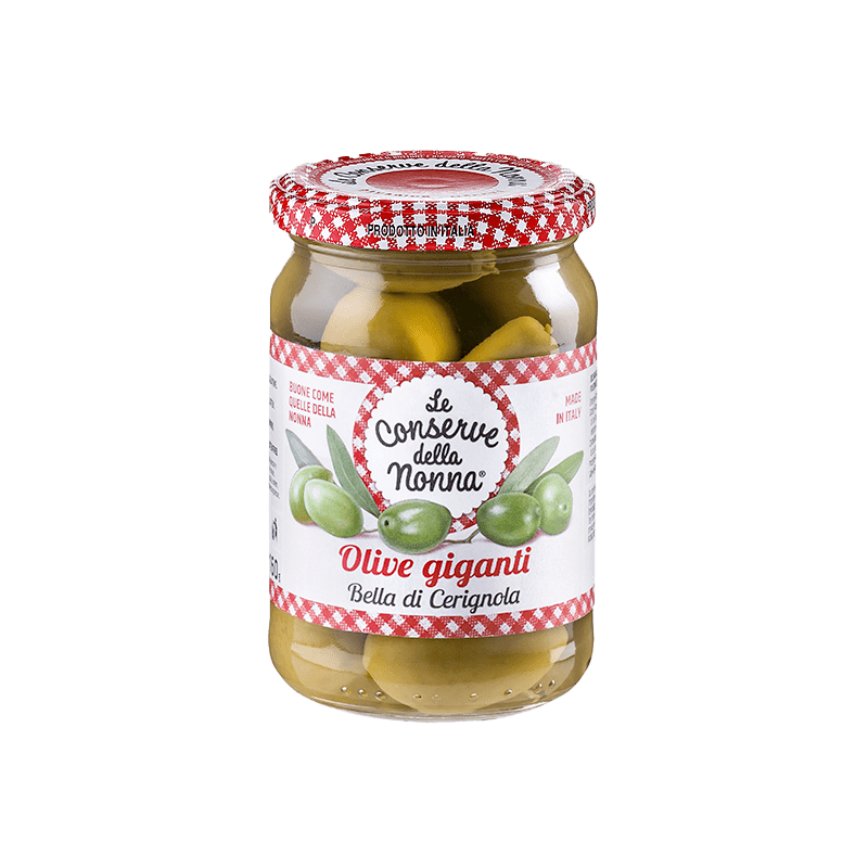 Măsline gigante Bella di Cerignola Le Conserve della Nonna