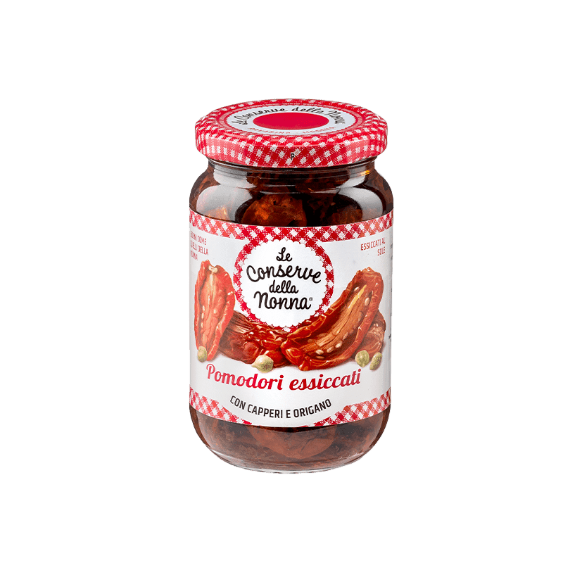 Pomodori-essiccati-340g-1 Roșii uscate și capere Le Conserve della Nonna - imagine 1