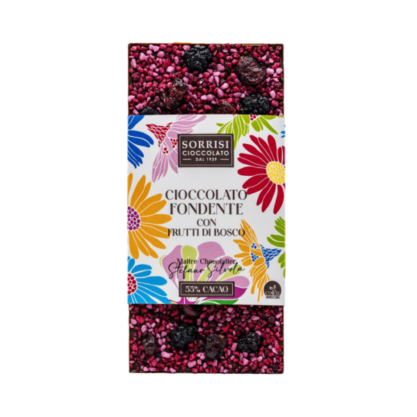 Ciocolată Boella & Sorrisi  cu fructe de pădure – 80g