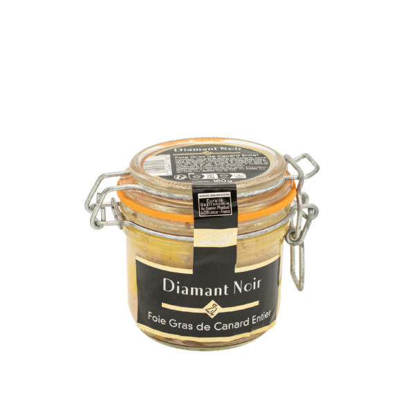 Foie Gras de rață întreg Diamant Noir – 100% Natural, fără aditivi sau conservanți