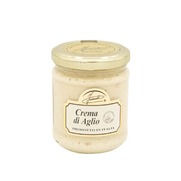 Cremă de usturoi Inaudi 180 g | Pastă gourmet italiană