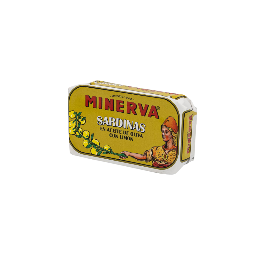33 Sardine în ulei de măsline cu lămâie Minerva - imagine 1